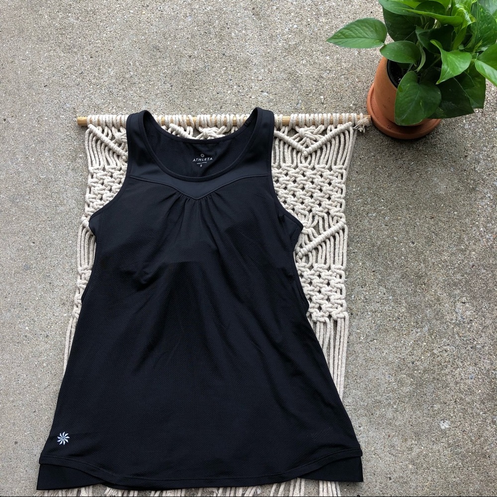 Athleta Black Tank Top Size Small
